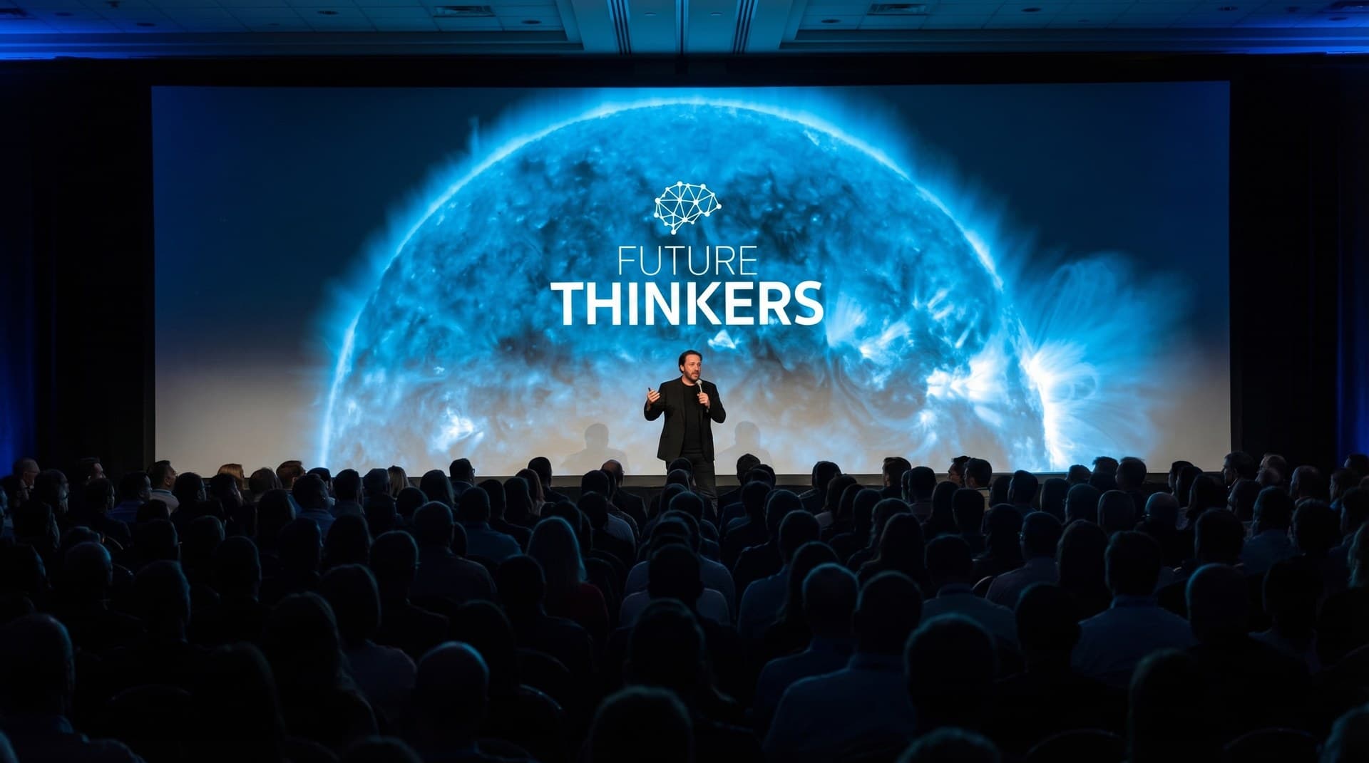 Mike Gilliland speaking at Future Thinkers event